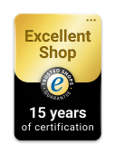 Excellent Shop Award by Trusted Shops Excellent Shop Award by Trusted Shops
